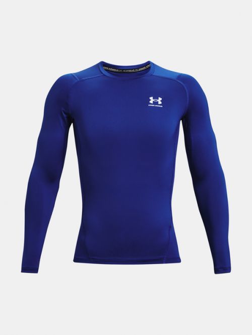 Under Armour UA HG Armour Comp LS Triko Modrá