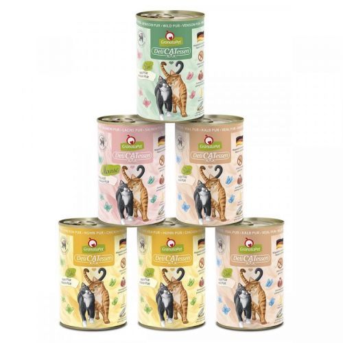 GranataPet Katze – DeliCatessen Pur, multipack 2 6× 400 g