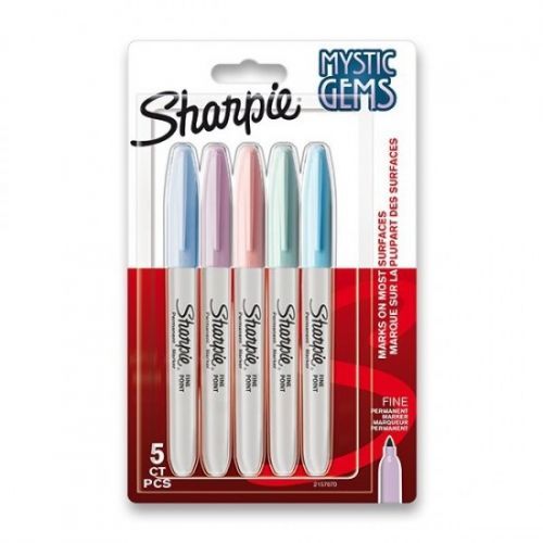 Sharpie Permanentní popisovač Sharpie Mystic Gems F - 5 ks - 0074/2057670