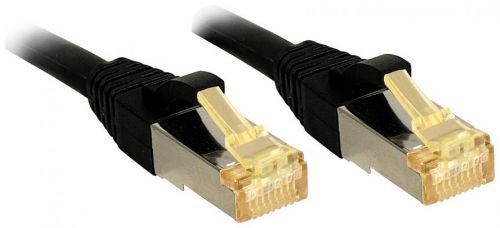 Síťový kabel RJ45 LINDY 47314, CAT 7, S/FTP, 15 m, černá