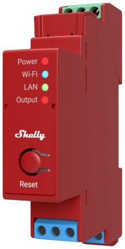 Shelly 1Pro PM Shelly spínač pohonu  Bluetooth, Wi-Fi