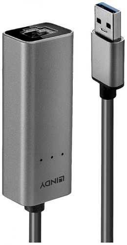 LINDY  síťový adaptér 2.5 GBit/s USB 3.2 Gen 1 (USB 3.0), Gigabit LAN (1/2,5 Gbit/s) , RJ45