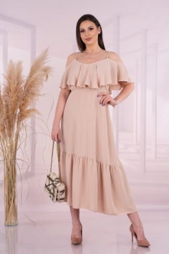 Merribel Sunlov Beige Šaty One size Beige