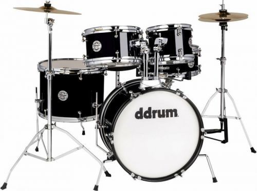 DDRUM D1 Jr 5-Piece Complete Drum Kit Dětská bicí souprava Černá Midnight Black
