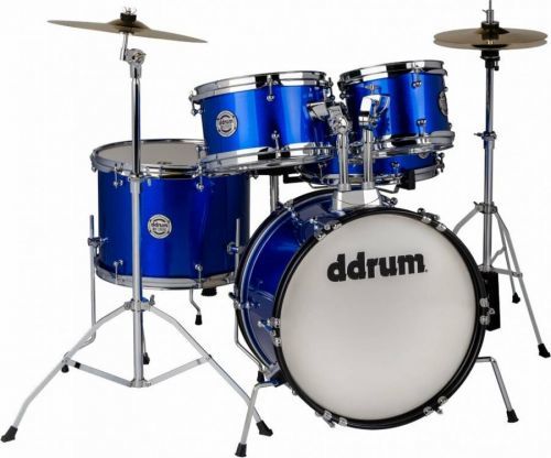 DDRUM D1 Jr 5-Piece Complete Drum Kit Dětská bicí souprava Modrá Cobalt Blue