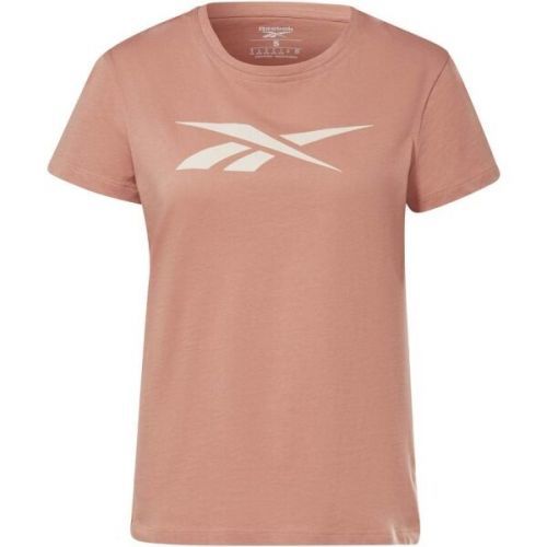 Reebok TE GRAPHIC VECTOR TEE Dámské triko, hnědá, velikost M