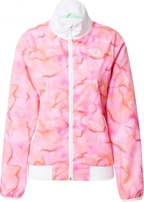 BIDI BADU Sportovní bunda 'Gene' pitaya / světle růžová / bílá