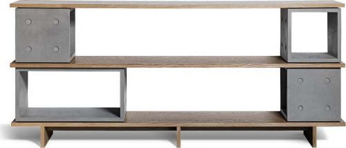 Betonová komoda Lyon Béton Dice, 230 x 98 cm