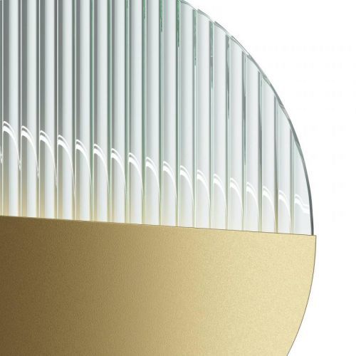 Maytoni Jupiter LED nástěnné světlo, zlatá/čirá, Obývací pokoj / jídelna, kov, sklo, 6W