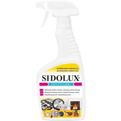 Sidolux Professional na připáleniny a krbová skla, 500 ml