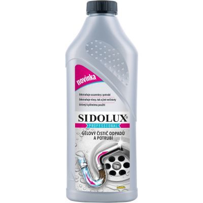 Sidolux professional gelový čistič odpadů a potrubí, 1 l