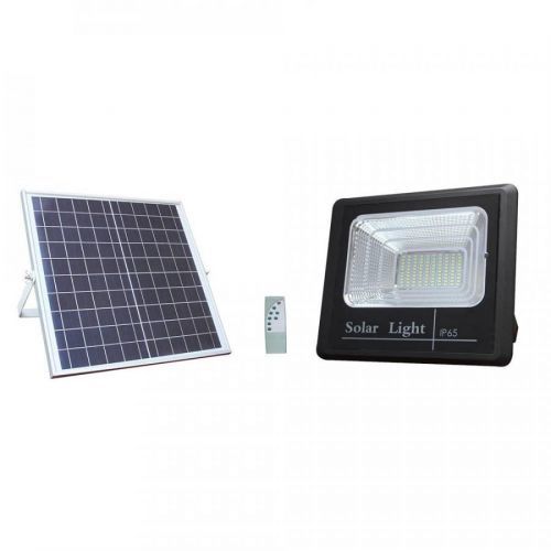Optonica LED solární Powered Floodlight + solární Panel EQUIV. 20W Teplá bílá 5462