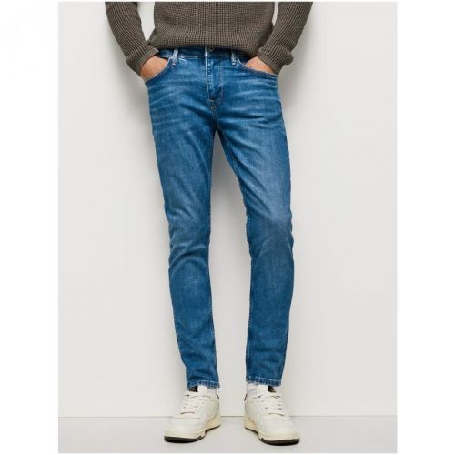 Modré pánské slim fit džíny Pepe Jeans Finsbury - Pánské
