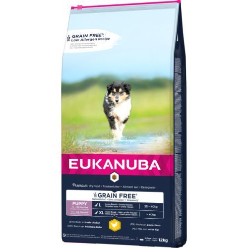 Eukanuba Puppy Large Breed Grain Free Chicken - 2 x 12 kg