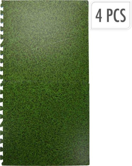 Pěnová podlaha puzzle sada 4 ks tráva