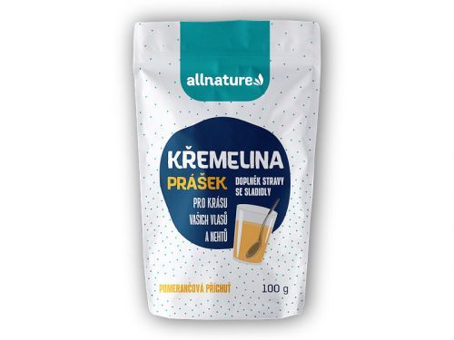 Allnature Křemelina - příchuť pomeranč 100g