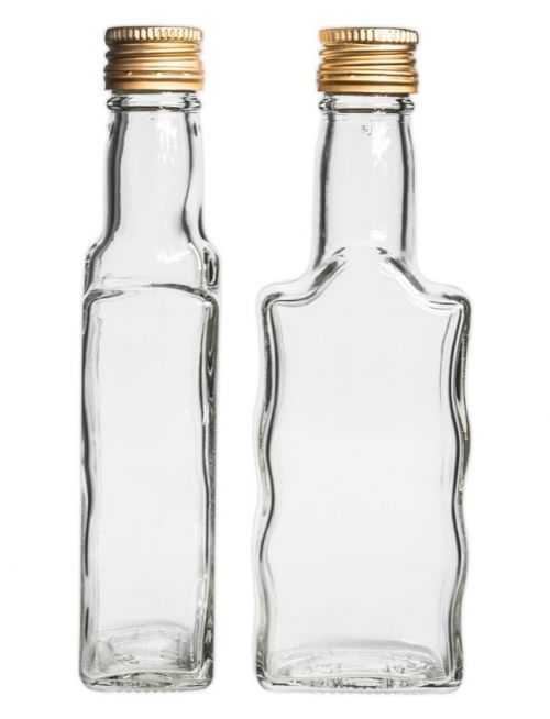 KOZÁČEK Láhev sklo 200ml FALA čirá s víčkem