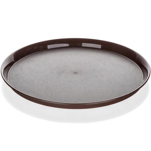 Tác plast kulatý Culinaria 32x2cm černý