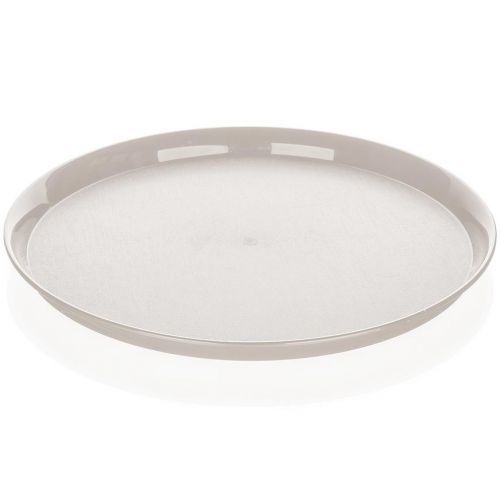 Tác plast kulatý Culinaria 32x2cm ivory