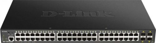 D-Link DGS-1250-52XMP Smart switch 48x Gb PoE+, 4x 1G/10G SFP+, 370W (DGS-1250-52XMP/E)