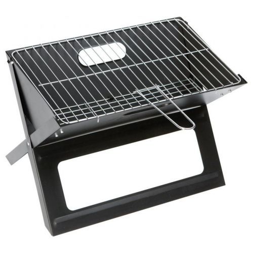 Gril na dřevěné uhlí Bo-Camp Barbecue Notebook/Fire basket Barva: černá