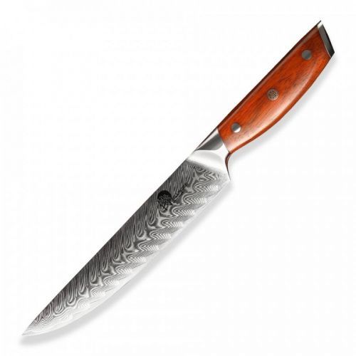 Plátkovací nůž ROSE WOOD DAMASCUS Dellinger 21 cm