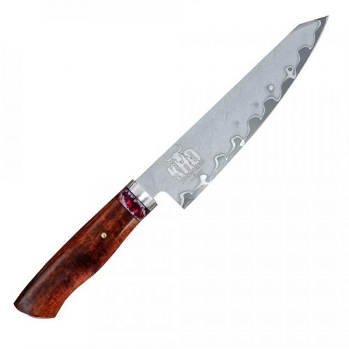 Japonský kuchařský nůž KIRITSUKE KHD PROFESSIONAL DAMASCUS Dellinger 19,5 cm