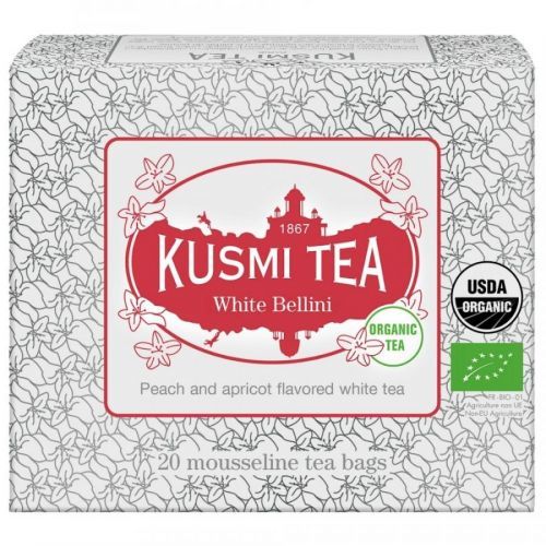 Bílý čaj BELLINI Kusmi Tea 20 mušelínových sáčků