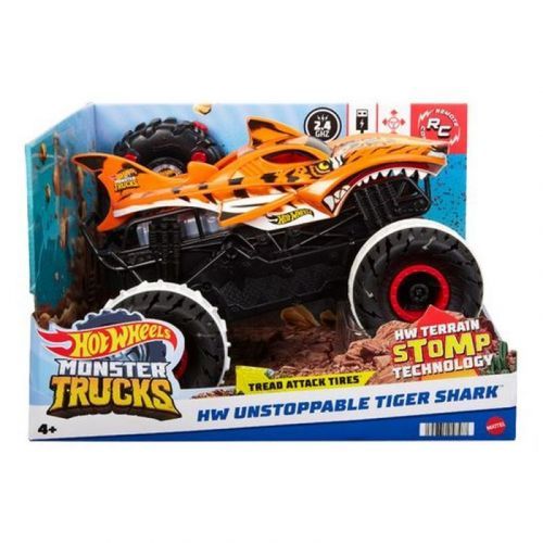 Mattel Hot Wheels R/C MONSTER TRUCK 1:15 TYGŘÍ ŽRALOK