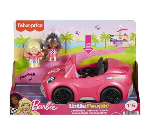 Mattel Fisher Price Little People BARBIE KABRIOLET SE ZVUKY