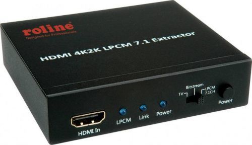 Roline 14.01.3442  HDMI Extender Set   černá