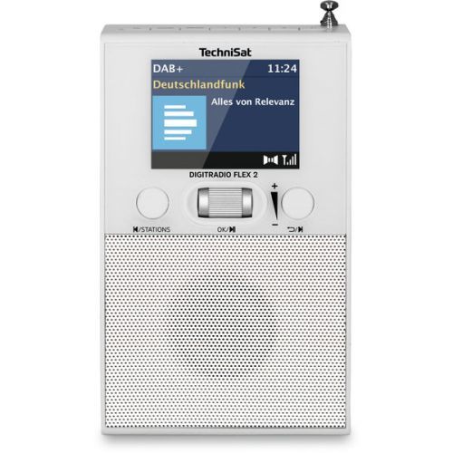 Rádio do zásuvky TechniSat DIGITRADIO FLEX 2, Bluetooth, DAB plus , FM, bílá