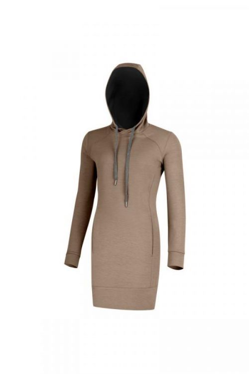 Lasting dámská merino mikina WELIA hnědá Velikost: L