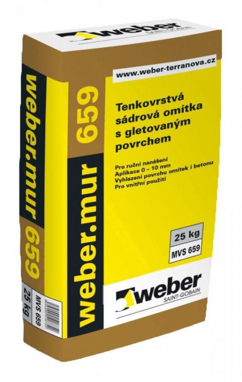 Omítka sádrová webermur 659 25 kg
