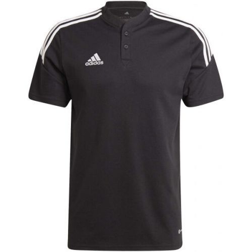 adidas CON22 POLO Pánské polo tričko, černá, velikost XXL