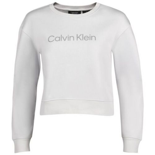 Calvin Klein PW PULLOVER Dámská mikina, bílá, velikost L