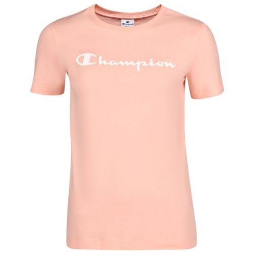 Champion CREWNECK T-SHIRT Dámské tričko, lososová, velikost S