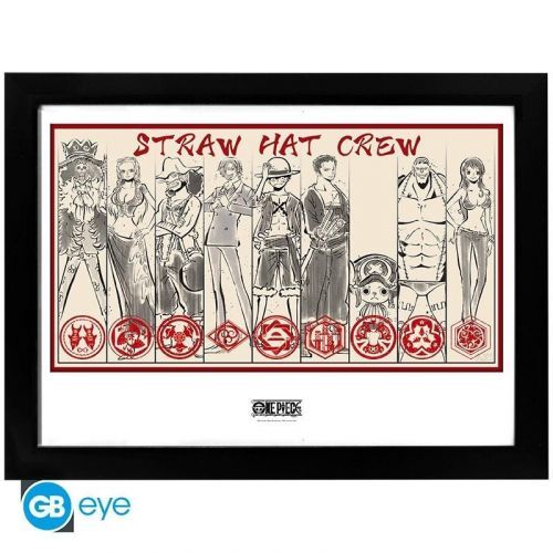 One Piece Zarámovaný plakát -Straw Hat Crew