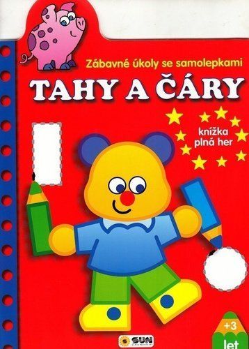 Zábavné úkoly se samolepkami - tahy a čáry