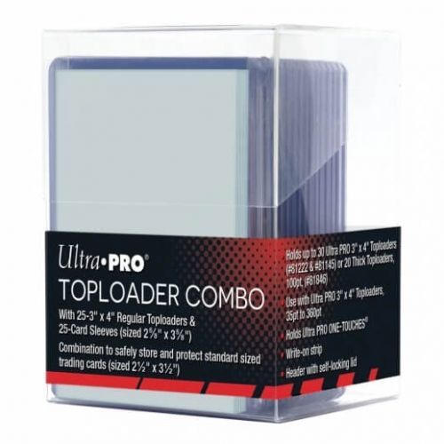 Ultra Pro - Toploaders Combo (25 ks Toploaderů, 25 ks obalů a krabička)