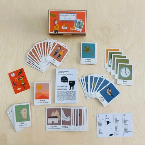 Poketo - Hrací karty s vyjmenovanými slovy