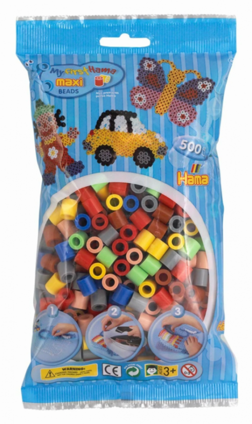 Zažehlovací korálky  - Hama - Maxi - 500 ks