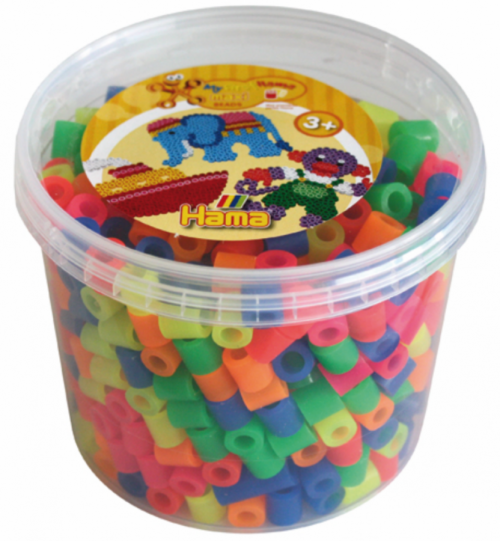 Zažehlovací korálky  - Hama - Maxi Neon - 600 ks