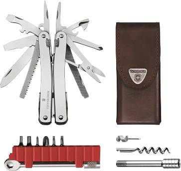 Victorinox Swiss Tool Spirit X Plus Ratchet 3.0236.L multifunkční nástroj  počet funkcí 36 stříbrná