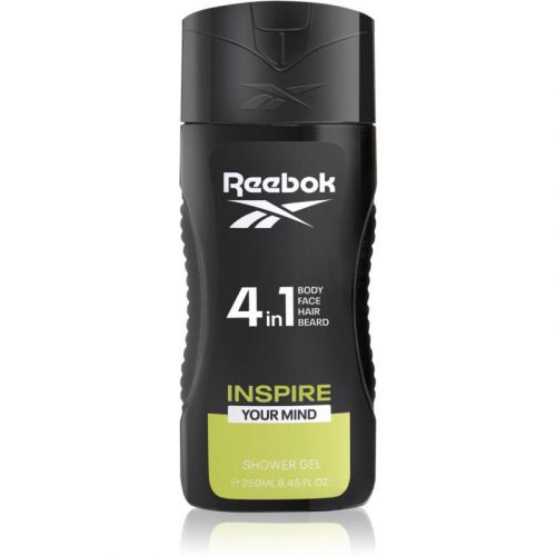Reebok Inspire Your Mind energizující sprchový gel 4 v 1 pro muže 250 ml