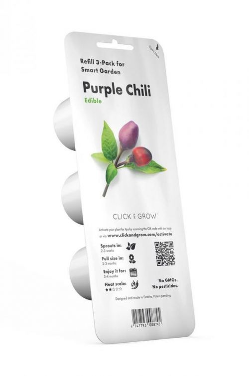 Click & Grow Semenná vložka Fioletowa Papryczka Chilli