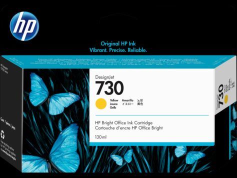 HP 730 130-ml Yellow Ink Cartridge