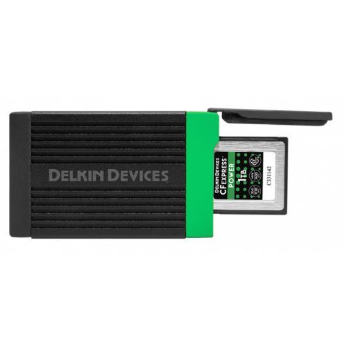DELKIN čtečka karet CFexpress Type B/SD, USB-C 3.2