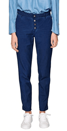 Dámské modré chino kalhoty Esprit