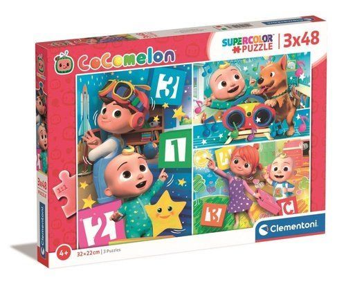 Puzzle CoComelon 3x48 dílků